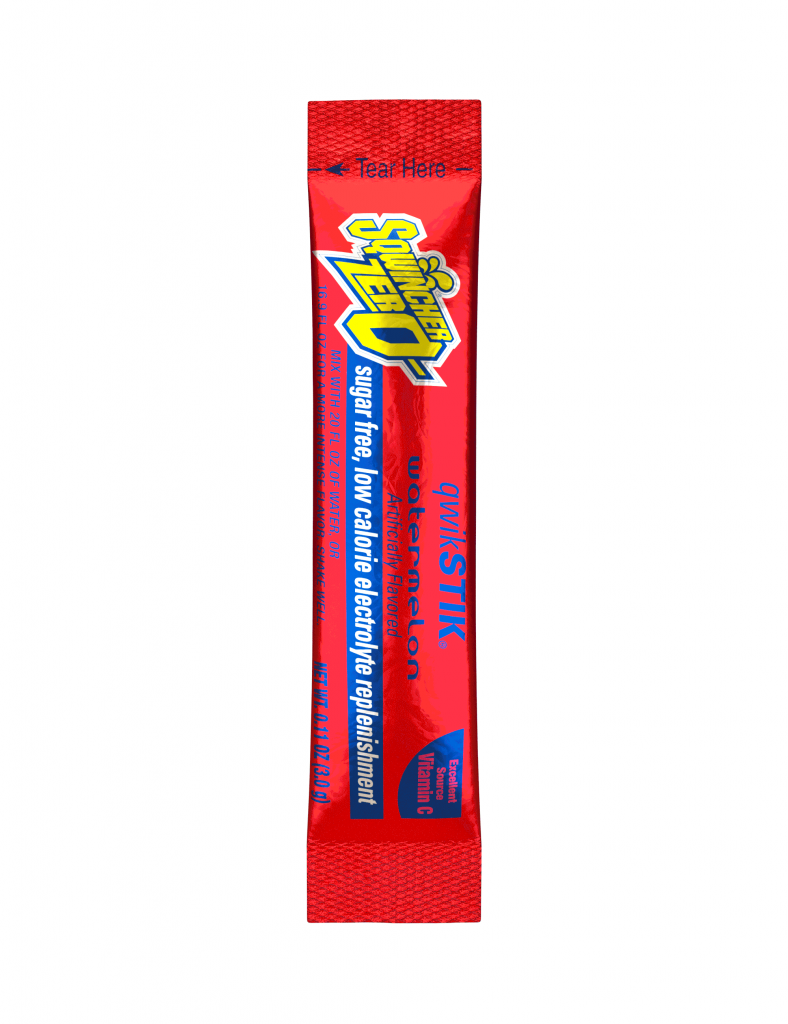 Sqwincher QwikStik® Zero Watermelon Flavored Powder Stiks - Cooling and First Aid Products